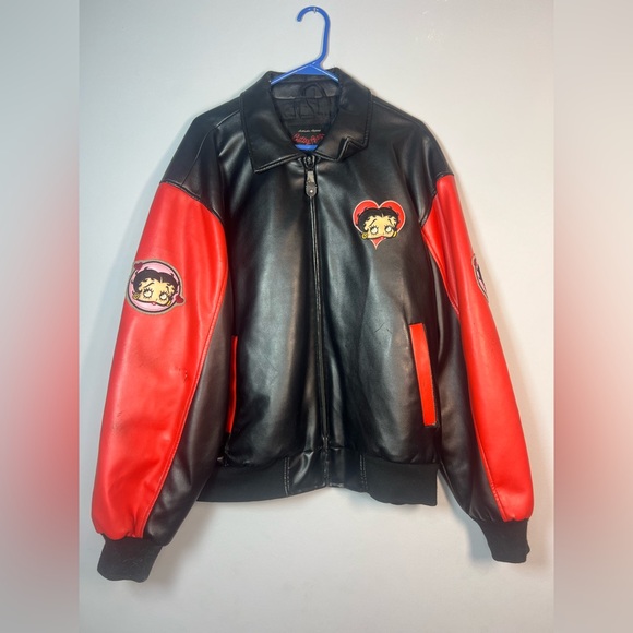Betty Boop by Excelled Vegan Jacket Large - Picture 2 of 12